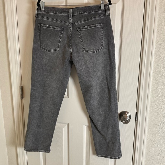 Mid-Rise Boyfriend Straight Jeans | Old Navy Size 10 Petite - Picture 8 of 9